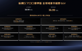 砺境而生，冠誉全球｜纵横G700摩押版正式上市，限时权益价36.99万元